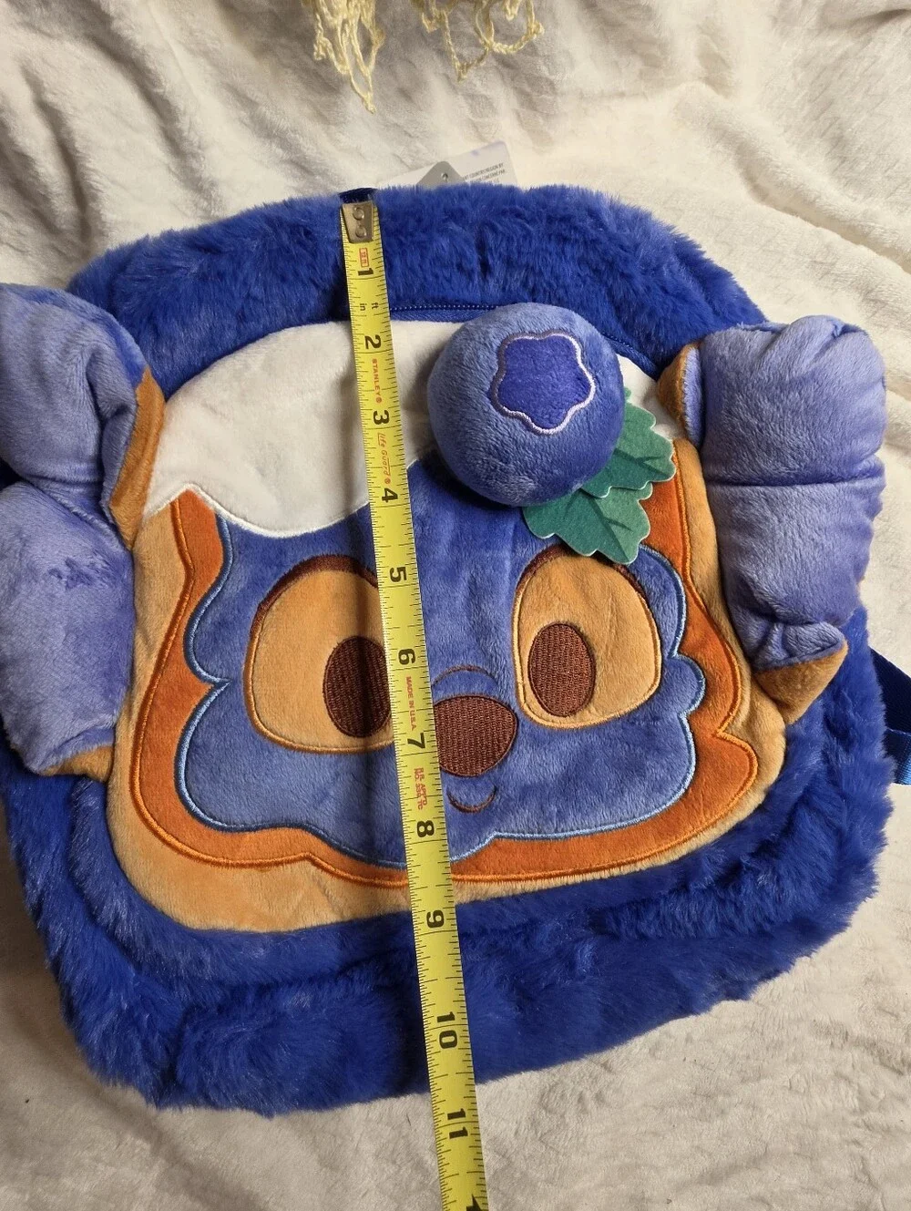 Disney Munchlings STITCH blueberry Loaf Plush Backpack